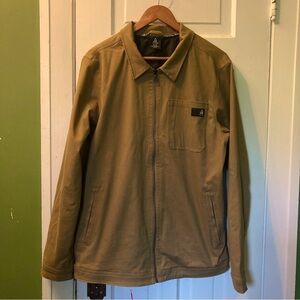 Men's Casual Tan Shirt Jacket